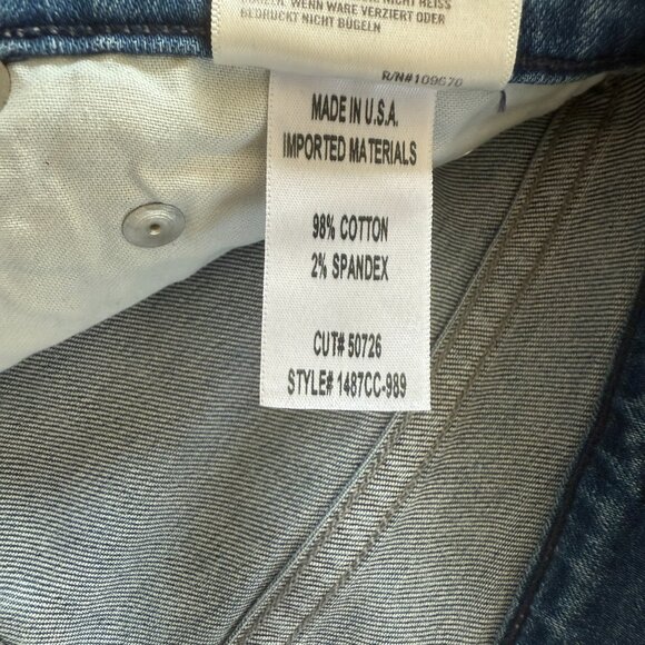 Citizens of Humanity Rocket Crop Mid Rise Skinny Medium Wash Jeans size 30 - Picture 5 of 8